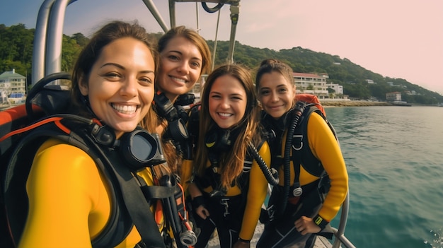 Foto gratuita buceo ai generado