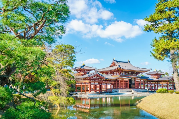 Byodo-en el templo de Kyoto, Japón