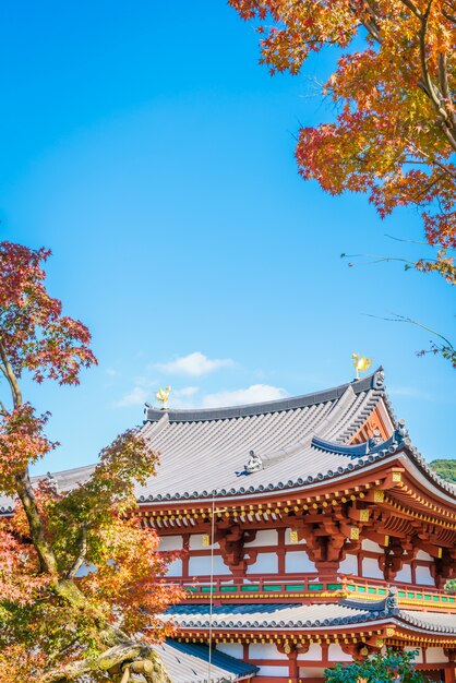 Byodo-en el templo de Kyoto, Japón