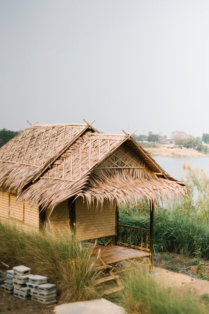 Cabaña para campesino en estilo tailandés.