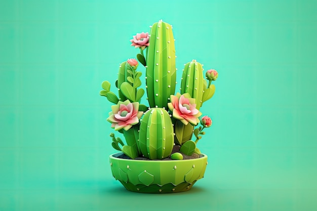 Foto gratuita cactus del desierto en el estudio