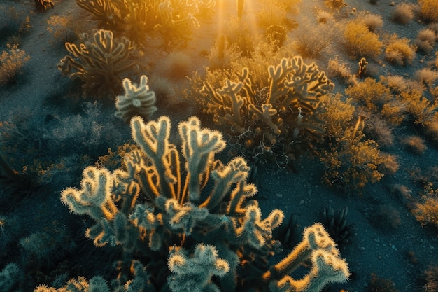 Cactus del desierto en la naturaleza