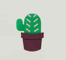 Foto gratuita cactus planta flor icono ilustración