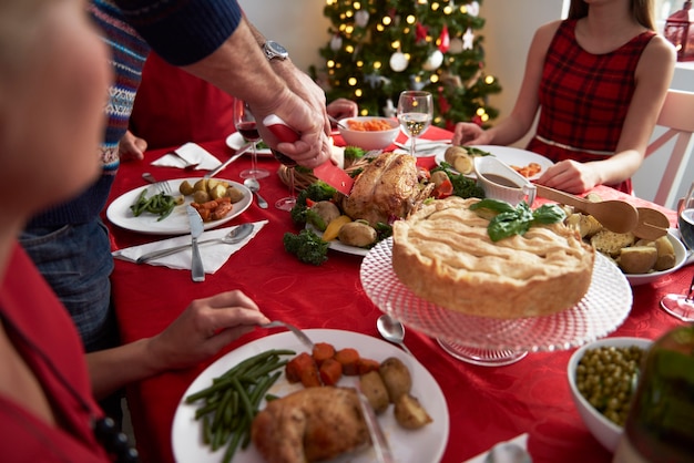 Cada año la tradición durante la Nochebuena