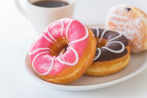 Café y donuts