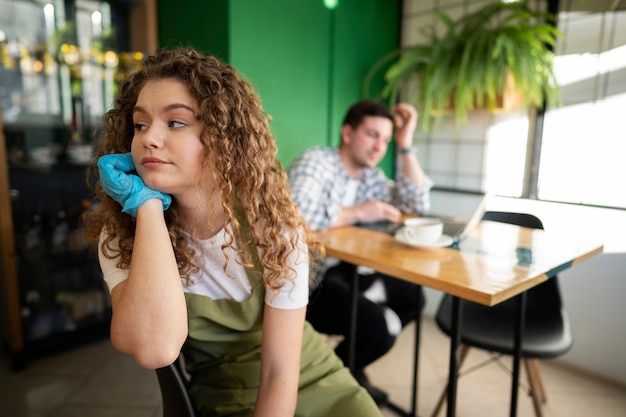 Foto gratuita cafetería pequeña empresa