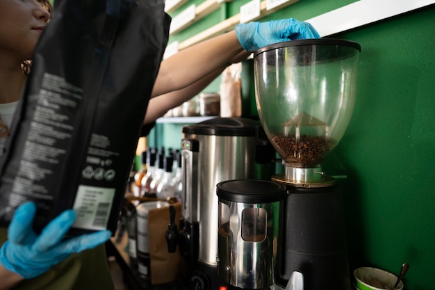 Cafetería pequeña empresa