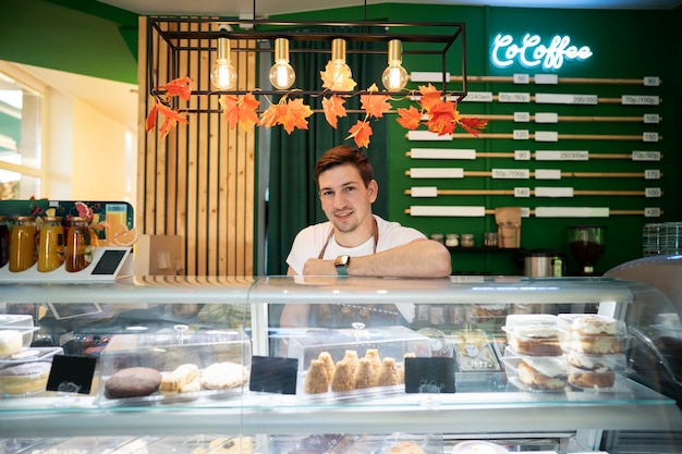 Foto gratuita cafetería pequeña empresa