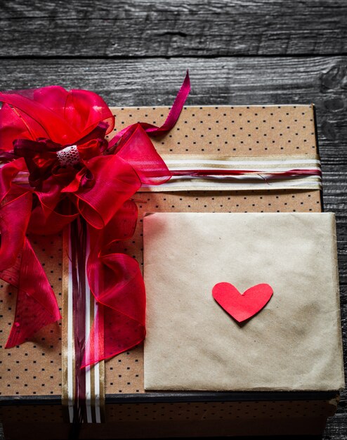 caja de regalo para San Valentín