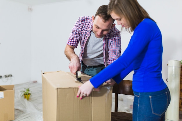 Caja de sellado de pareja