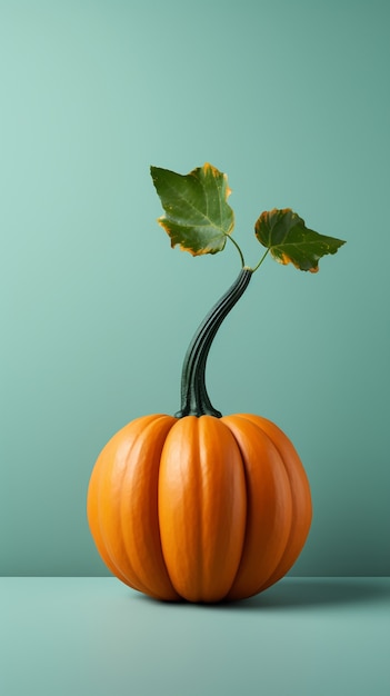 Calabaza cruda en estudio