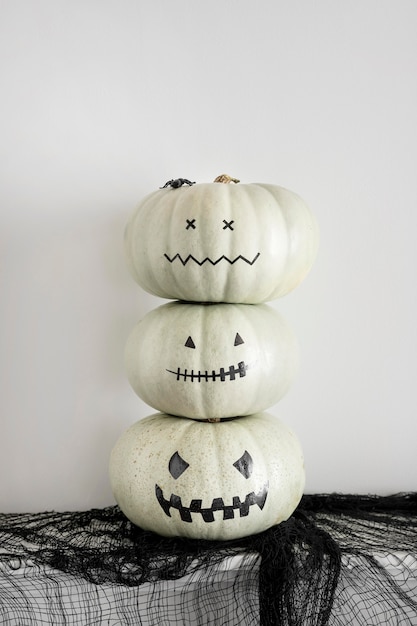 Calabazas decorativas para fiesta de halloween