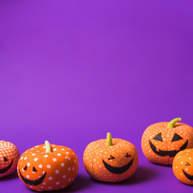 Calabazas suaves de Halloween