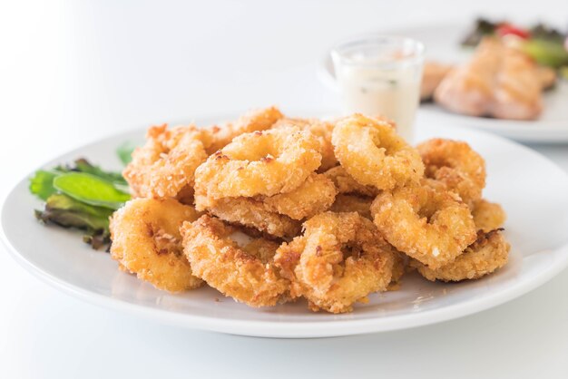 Calamares fritos (anillos de calamares)