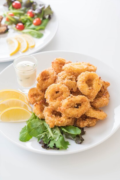 Calamares fritos (anillos de calamares)