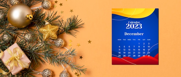 calendario navideño colombiano para 2023