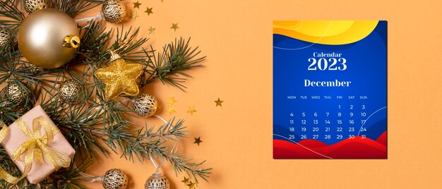 calendario navideño colombiano para 2023