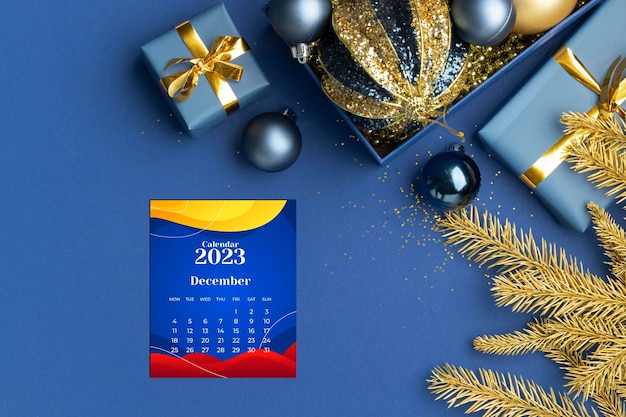 calendario navideño colombiano para 2023