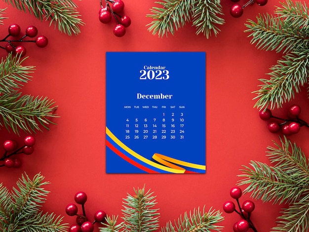 calendario navideño colombiano para 2023