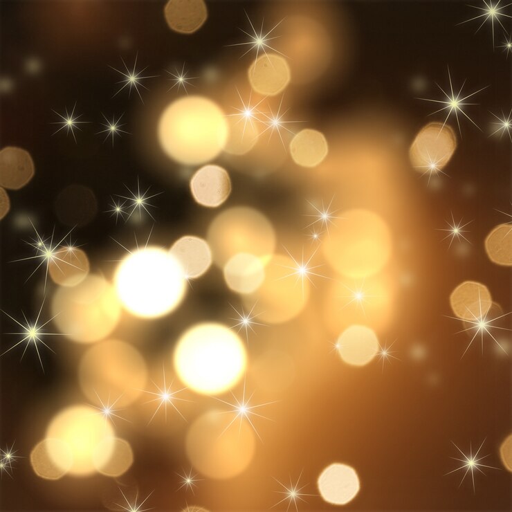 Foto gratuito las cálidas luces de navidad
