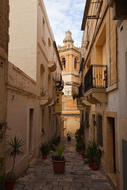 Calle en la ciudad mediterránea