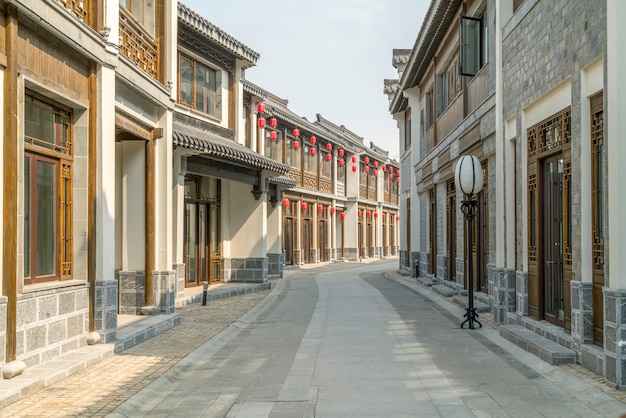 Foto gratuita calle típica del pueblo