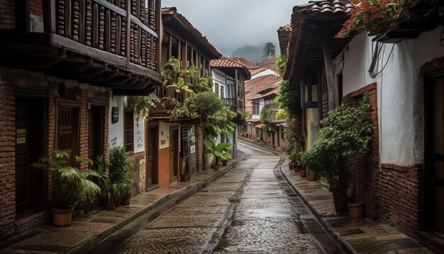 Calles de ciudades antiguas recorren culturas históricas generadas por IA