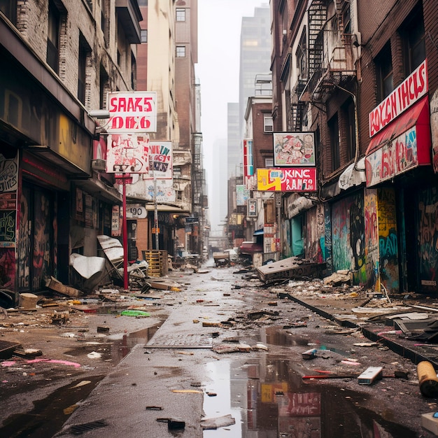 Calles de Nueva York llenas de basura