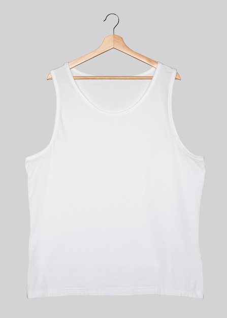 Foto gratuita camisa blanca musculosa moda streetwear