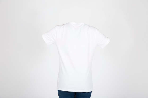 Camiseta en blanco