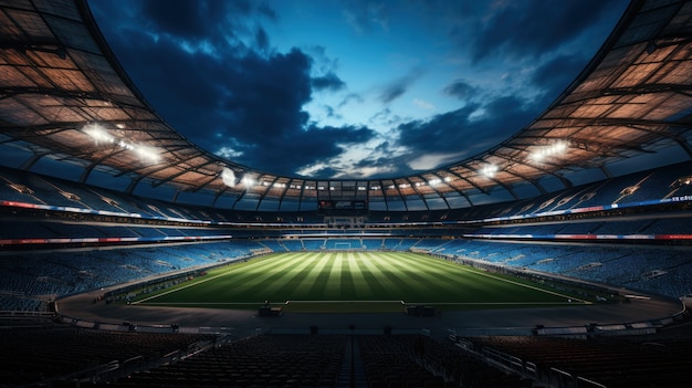 Foto gratuita campo de fútbol americano