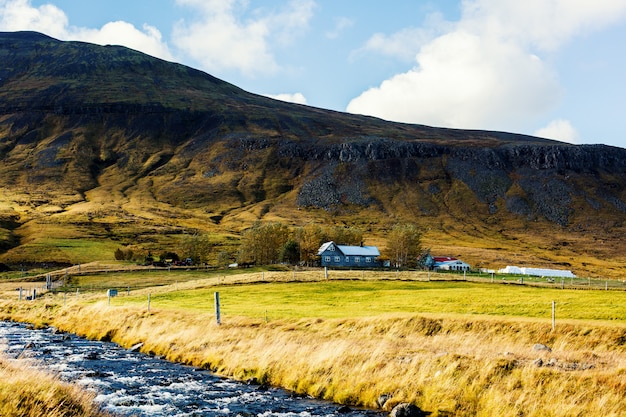 Campo, en, islandia