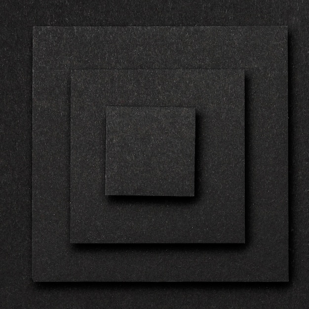 Foto gratuita capas de fondo de cuadrados negros