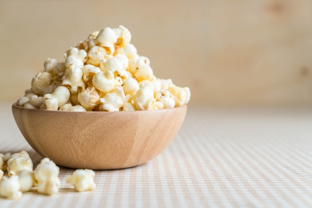 caramelo, palomitas, tabla