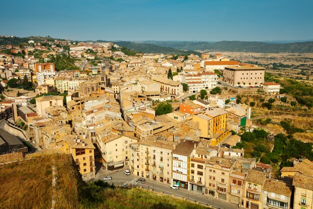 Cardona desde el castillo. Cataluña