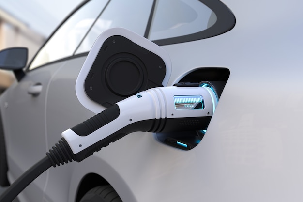 Carga de energía de coche eléctrico