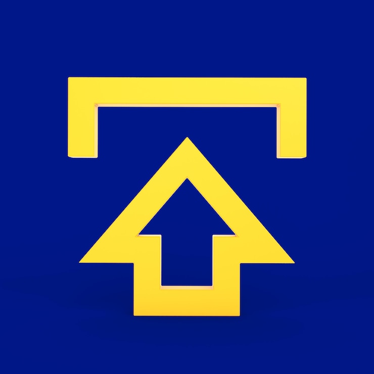 Foto gratuito cargar icono anverso
