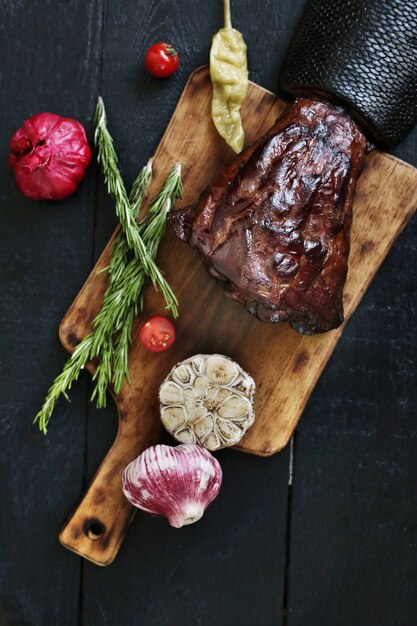 Carne asada con especias