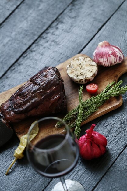 Carne asada con especias