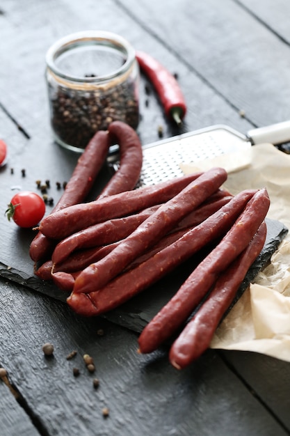 Carne con tomate y especias.