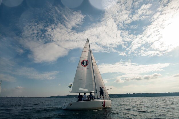 Carrera de veleros Yachting Regata de vela