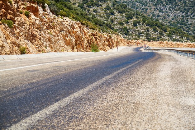 Carretera con punto de fuga