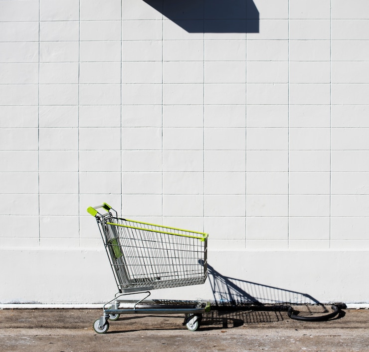 Foto gratuito carrito de compra