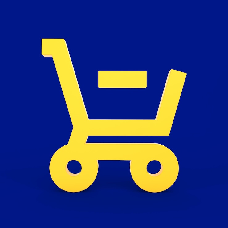 Foto gratuito carrito de compras menos anverso