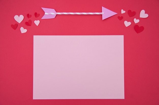 Carta de amor - Concepto de San Valentín