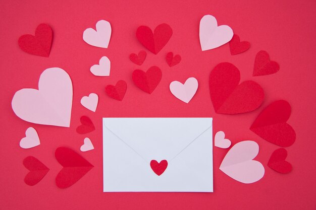 Carta de amor - Concepto de San Valentín