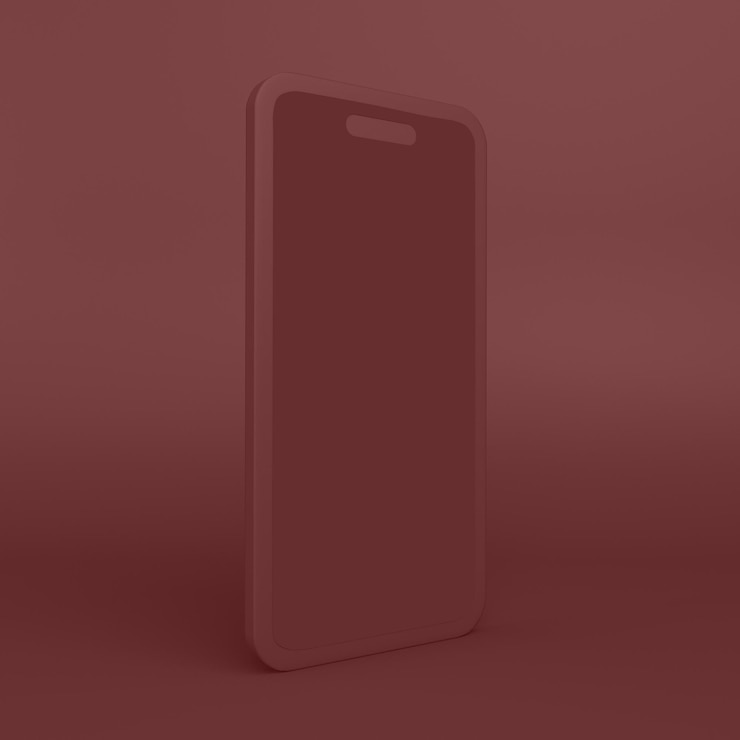 Foto gratuito cartoon clay phone 14 pro lado izquierdo