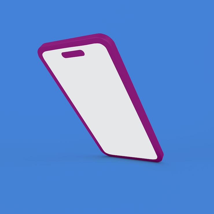 Foto gratuito cartoon phone 14 pro vista lateral derecha