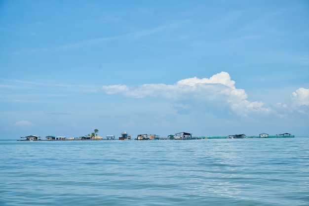 Casa en mitad del agua