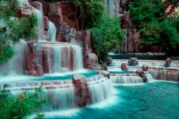 Cascada montaña Las Vegas